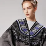 poncho coloré boho