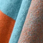 poncho à carreaux chic en cachemire