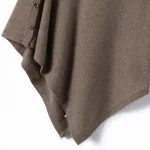 poncho en laine cachemire pour femme