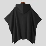 poncho homme capuche style moderne