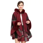 poncho capuche élégant