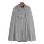 vêtement homme poncho à capuche