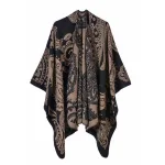 poncho femme avec cape indienne