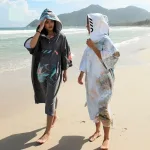 poncho de plage surf roller