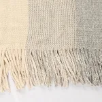 poncho chaud avec design à boutons