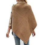 poncho chaud femme