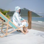 poncho de plage lightning