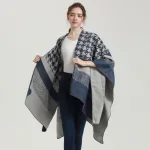 poncho chaud pour femme