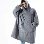 poncho plaid confortable