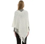 poncho en laine pour femme