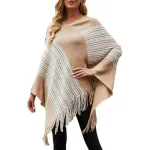 poncho frange tendance