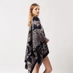 poncho bohème indien pour femme