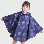 poncho enfant motif flamants roses