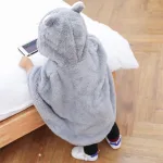 vêtement chaud enfant poncho