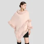 pull chaud femme hiver poncho