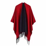 poncho grande taille femme