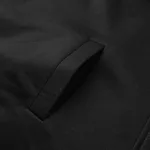 poncho homme élégant noir