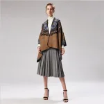 poncho en laine boho