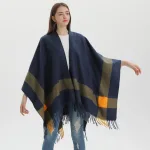 poncho court élégant pour femme