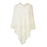poncho femme dentelle élégante