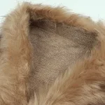 manteau poncho en polaire
