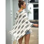 poncho d'hiver tendance
