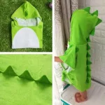 poncho dinosaure pour bébé