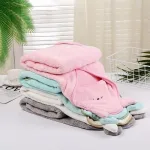 poncho de bain pour nouveaux-nés en velours