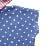 poncho de bain pour enfant à pois
