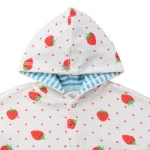 poncho bébé modèle fraise