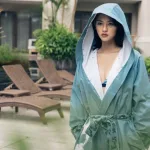 poncho de bain pour femme design