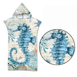 poncho de bain surf