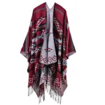 poncho confortable bohème