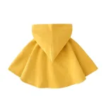 vêtement imperméable pour enfant poncho jaune