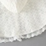 poncho bébé blanc confort