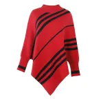 poncho tendance avec manche