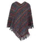 poncho mexicain mode femme