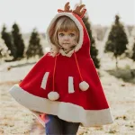 poncho renne pour enfant