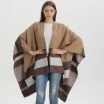 poncho élégant femme