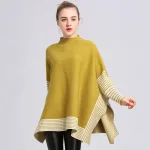 vêtement féminin poncho en cachemire