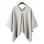 vêtement chaud poncho homme chic