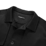 vêtement tendance homme poncho noir