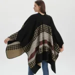 poncho chaud pour femme