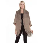 châle poncho tendance