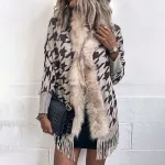 poncho hiver confortable