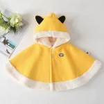 poncho confortable en polaire pour enfant