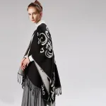 poncho de créateur femme