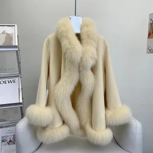 poncho en polaire pour femme