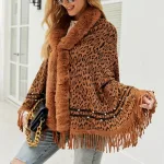 poncho tendance femme