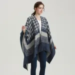 poncho d'hiver féminin